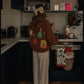 Handmade Christmas Appliqué & Embroidered Sweatshirt