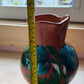 Mexican Barro Floral Pitcher