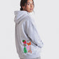 Michoacán Embroidery Patchwork Oversized Hoodie