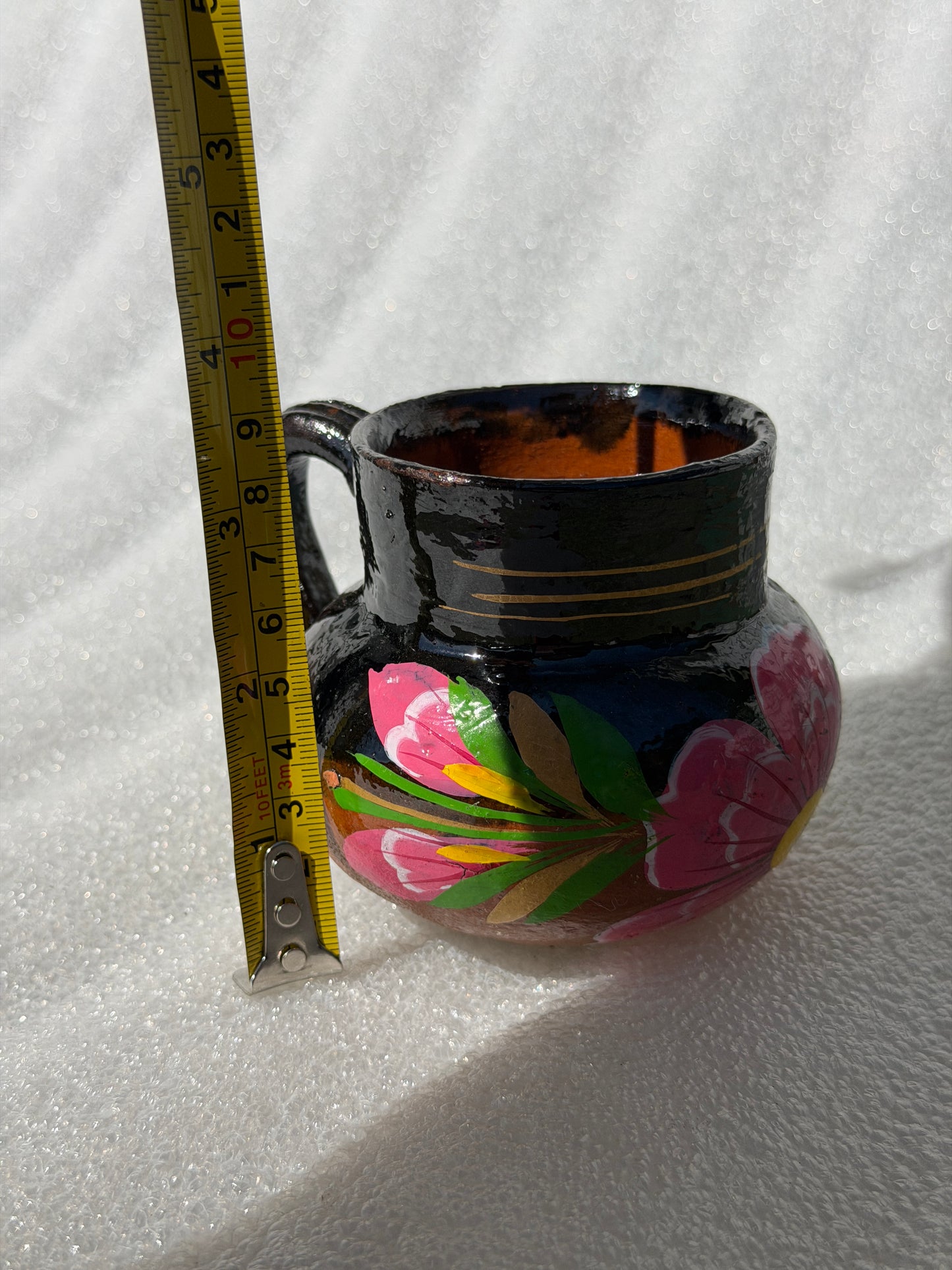 Coffee Barro Hand Painted Floral Mug