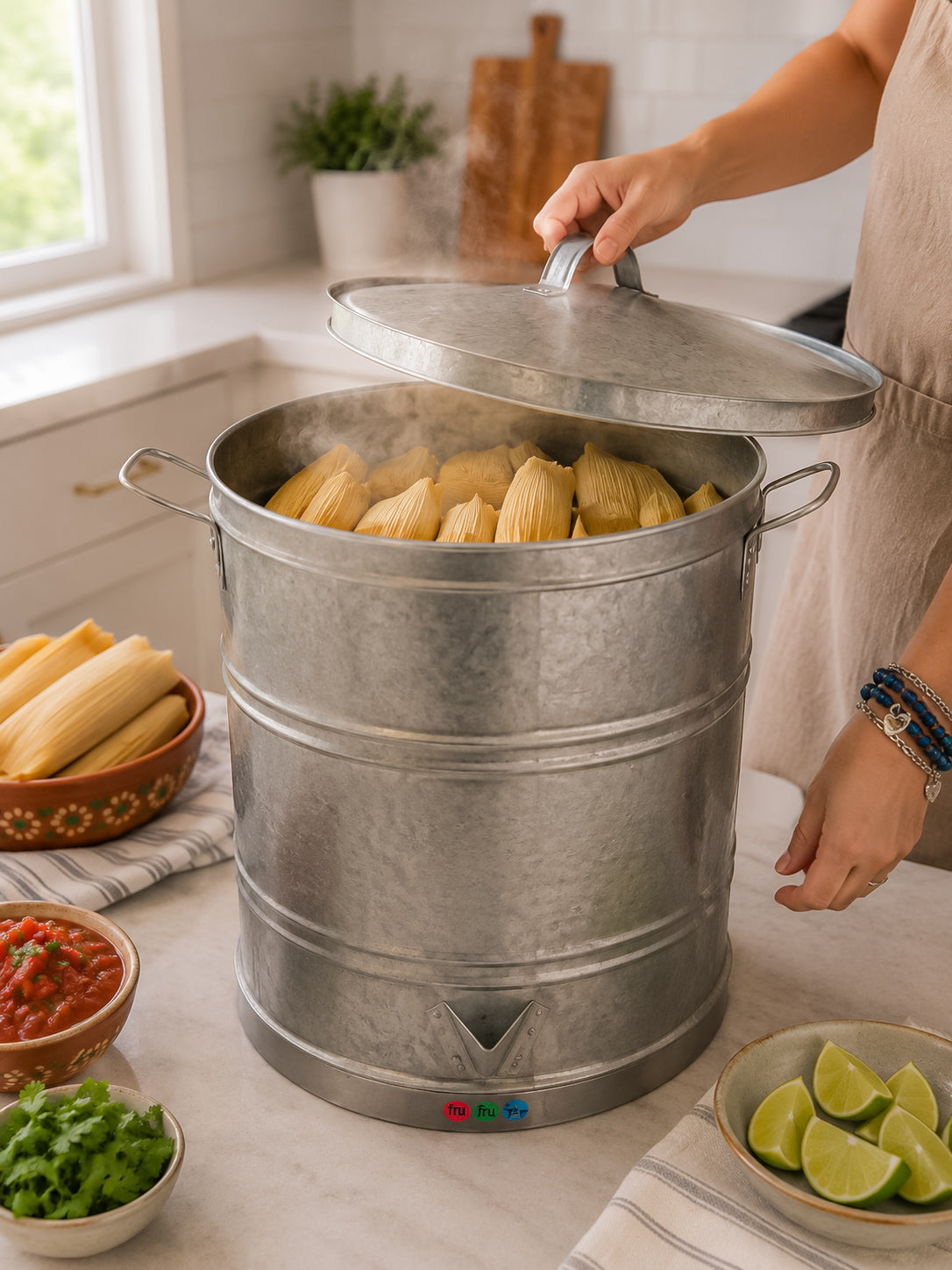 Stainless Steel Tamales Vaporera Set