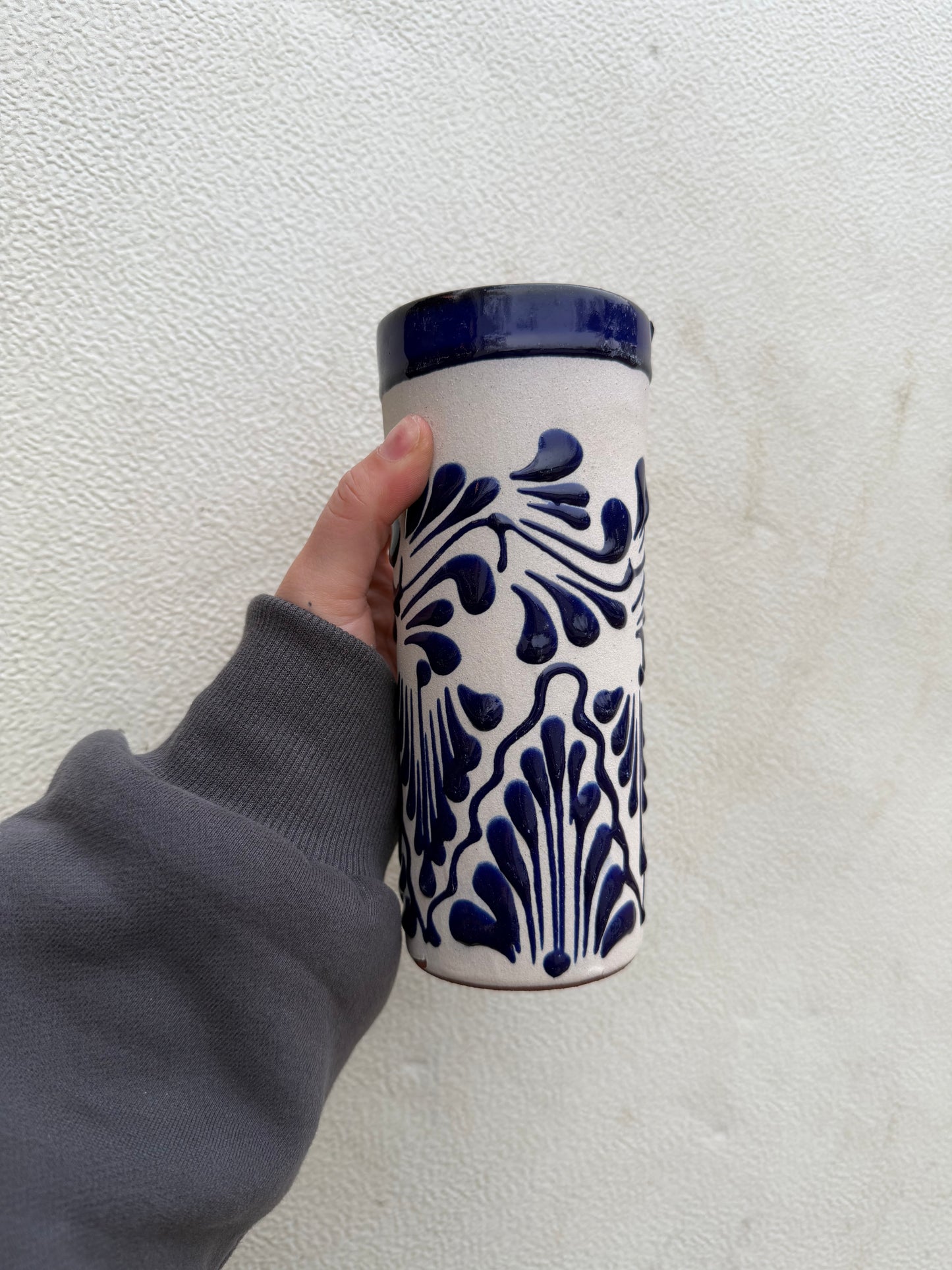 Blue Mexican Barro Cup