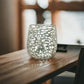 White Pebbled Wine Glass | Hand-Blown Mexican Stemless Glassware