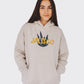 Jalisco Embroidery Patchwork Oversized Hoodie