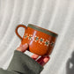 Traditional Small Green Trim Barro Mug