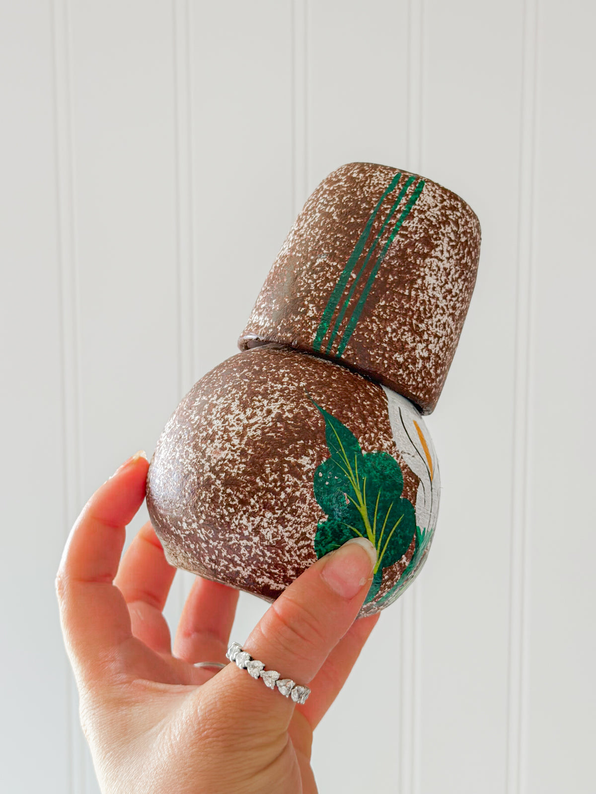 Small Hand Painted Cantaro with Cup