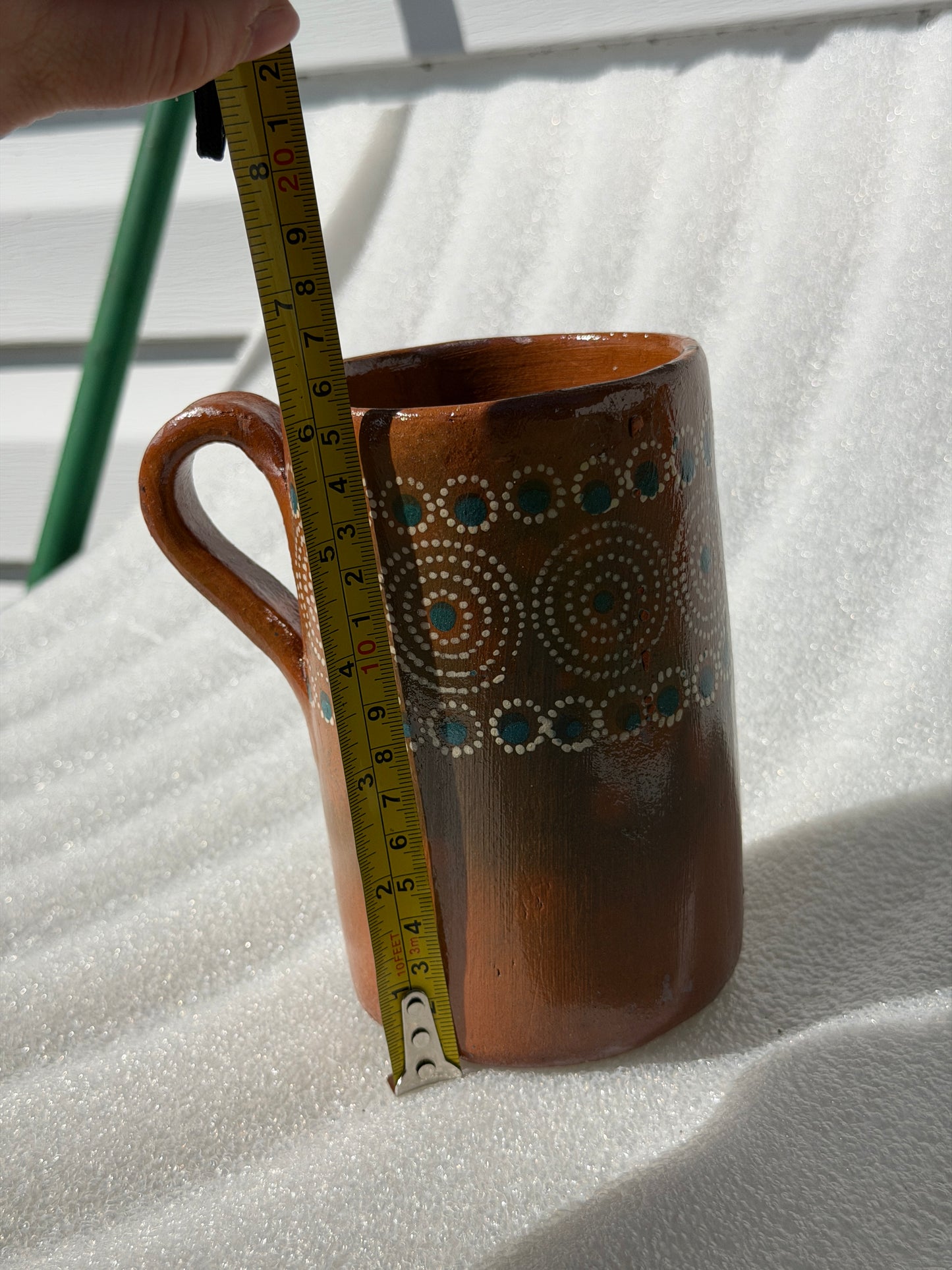 Handmade Barro Cup with Handle