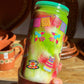 Colorful Muñeca Doll Drink Cup with Lid