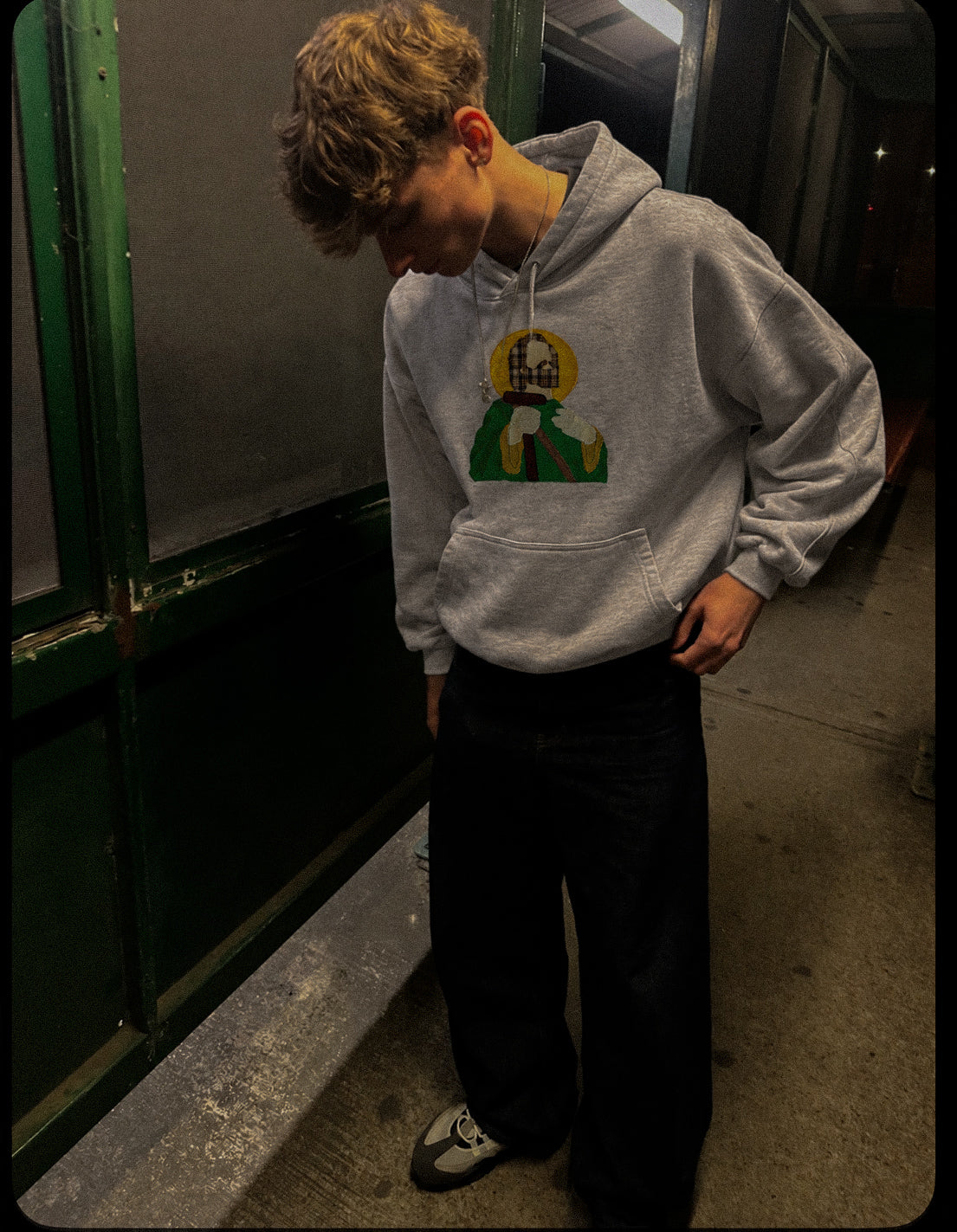 San Judas Tadeo Appliqué Hoodie