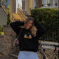 Ghosts Making Tamales Embroidered MockNeck Sweatshirt