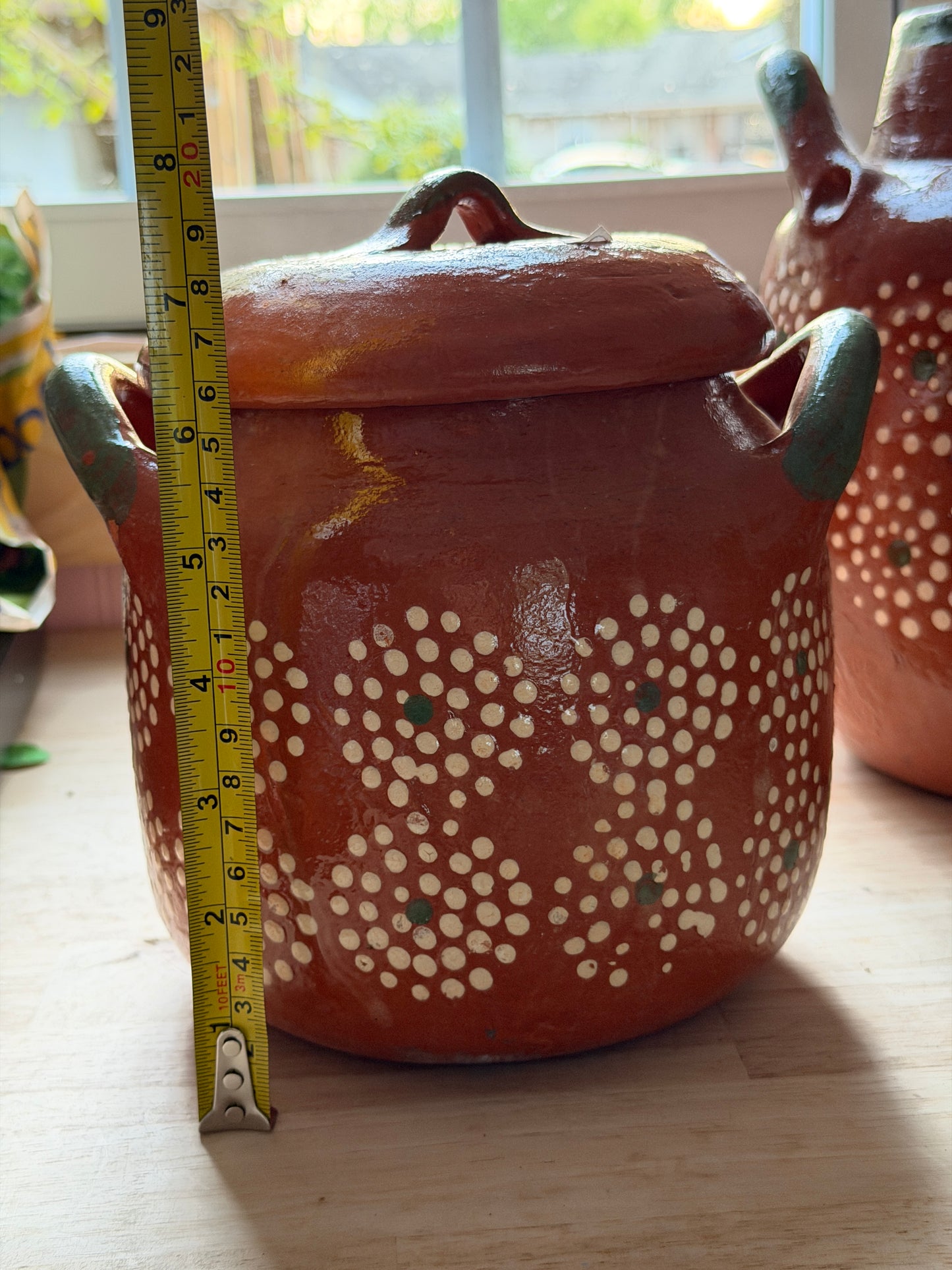 Mexican Barro Bean Pot Sin Plomo