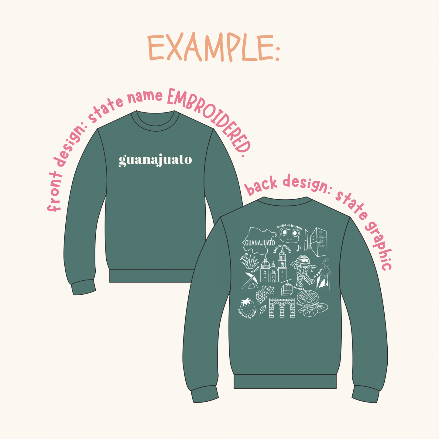 México State Sweater w/ Embroidery