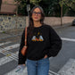 Ghosts Making Tamales Embroidered MockNeck Sweatshirt