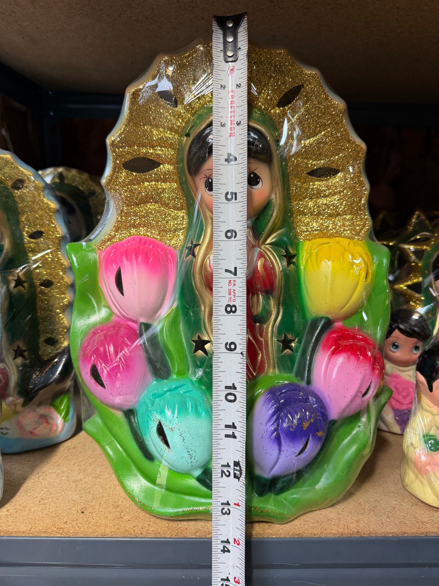 Large Tulips Virgencita Nightlamp