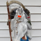 Santa Muerte Angel Wings 14in Decor Statue
