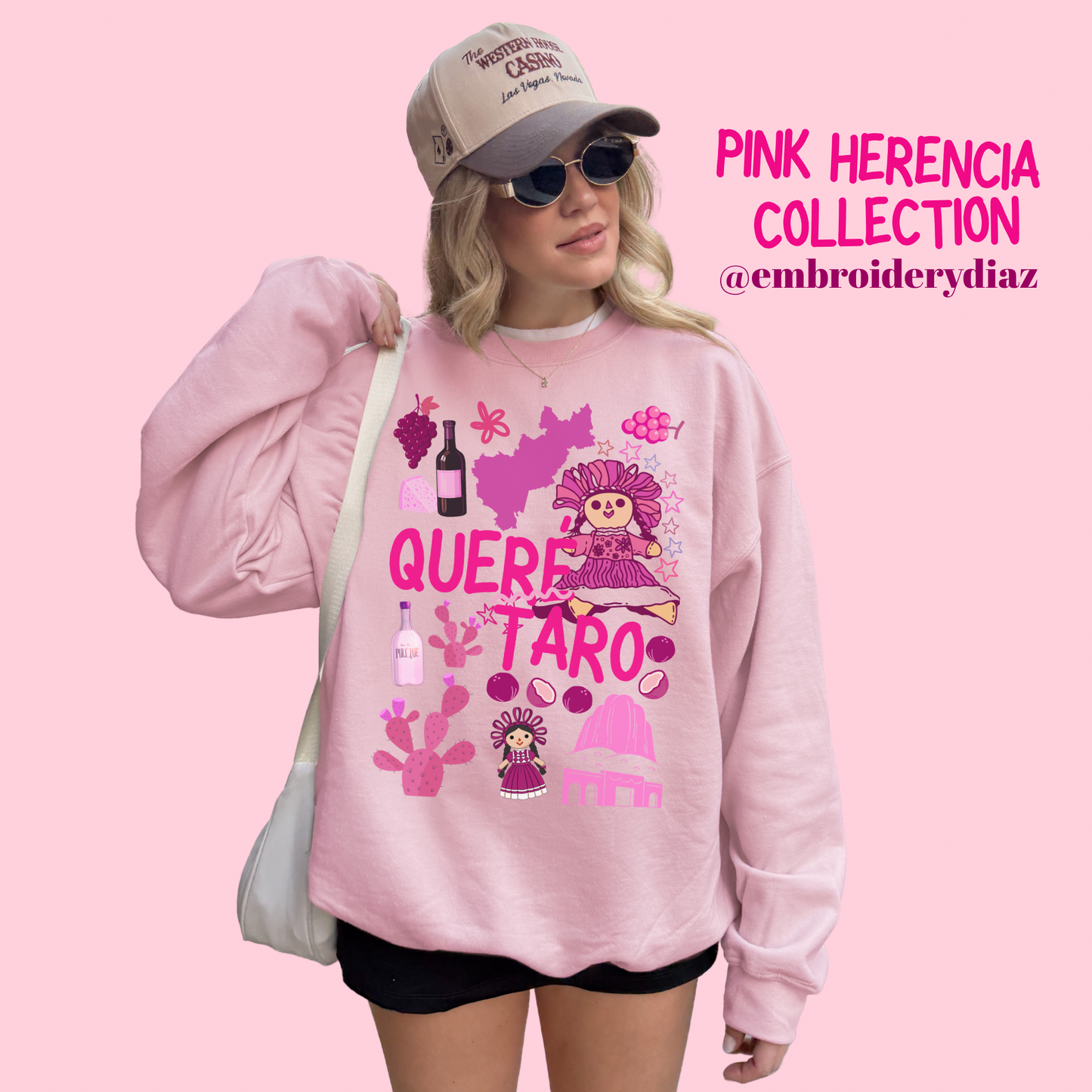 Querétaro Pink Herencia Sweater