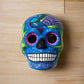 Colorful Calavera Skull | Hand-Painted Mexican Wall Art Decor