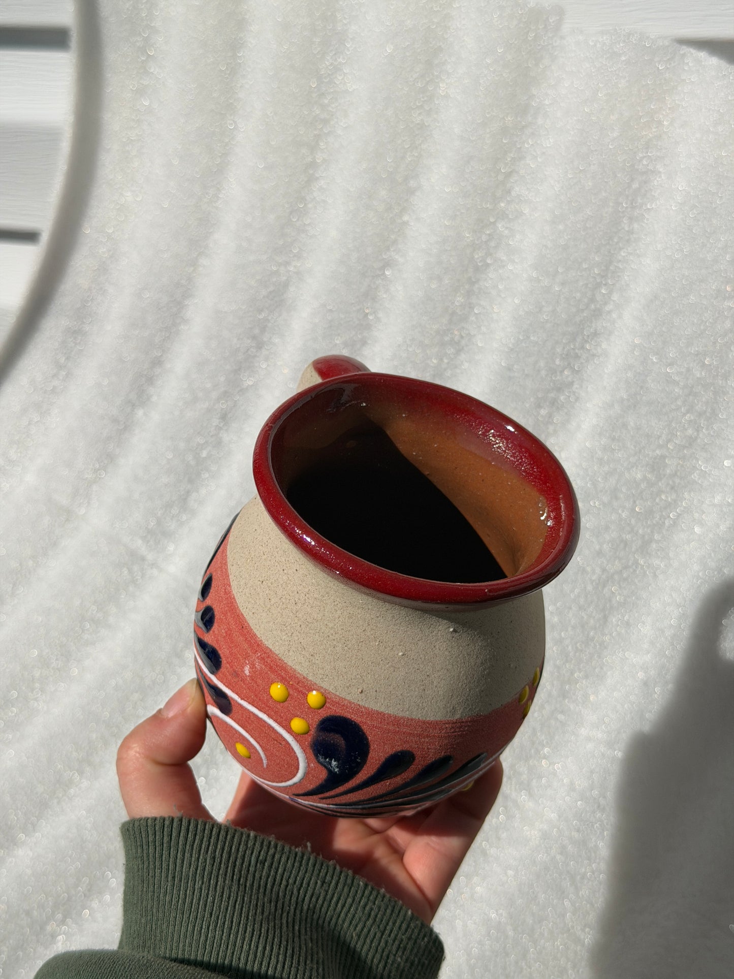 Traditional Engobe Red Barro Mug