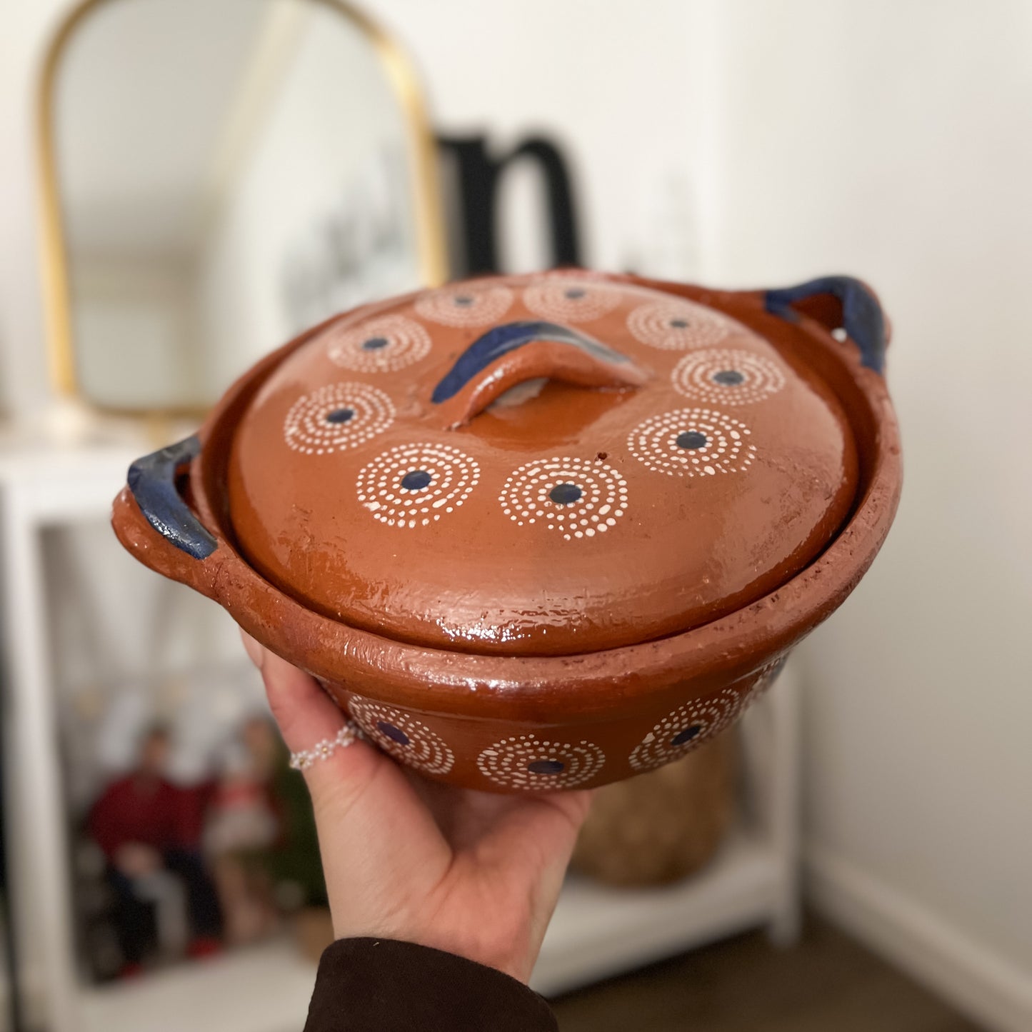 Mexican Pottery Medium Pot 500mL