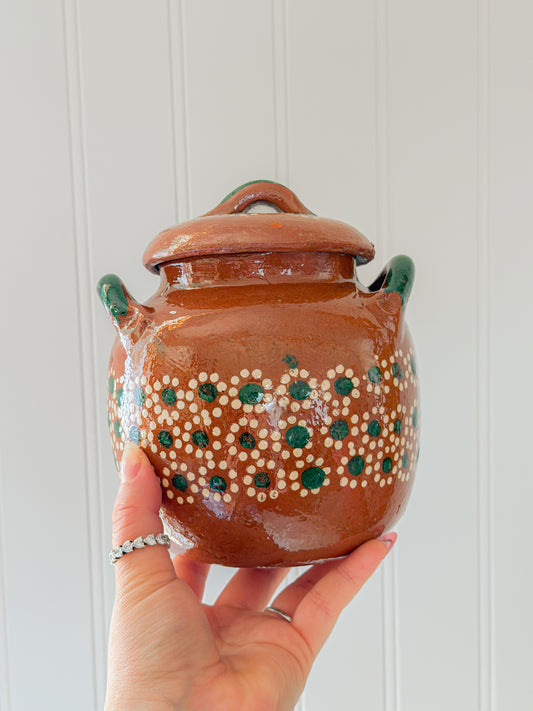 Small 1/4kg Barro Ollita with Lid