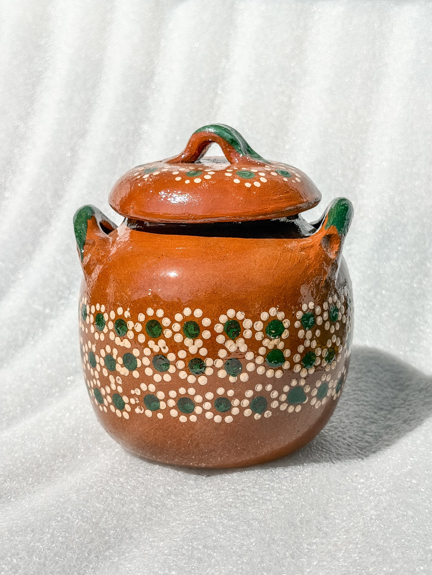 Small 1/4kg Barro Ollita with Lid