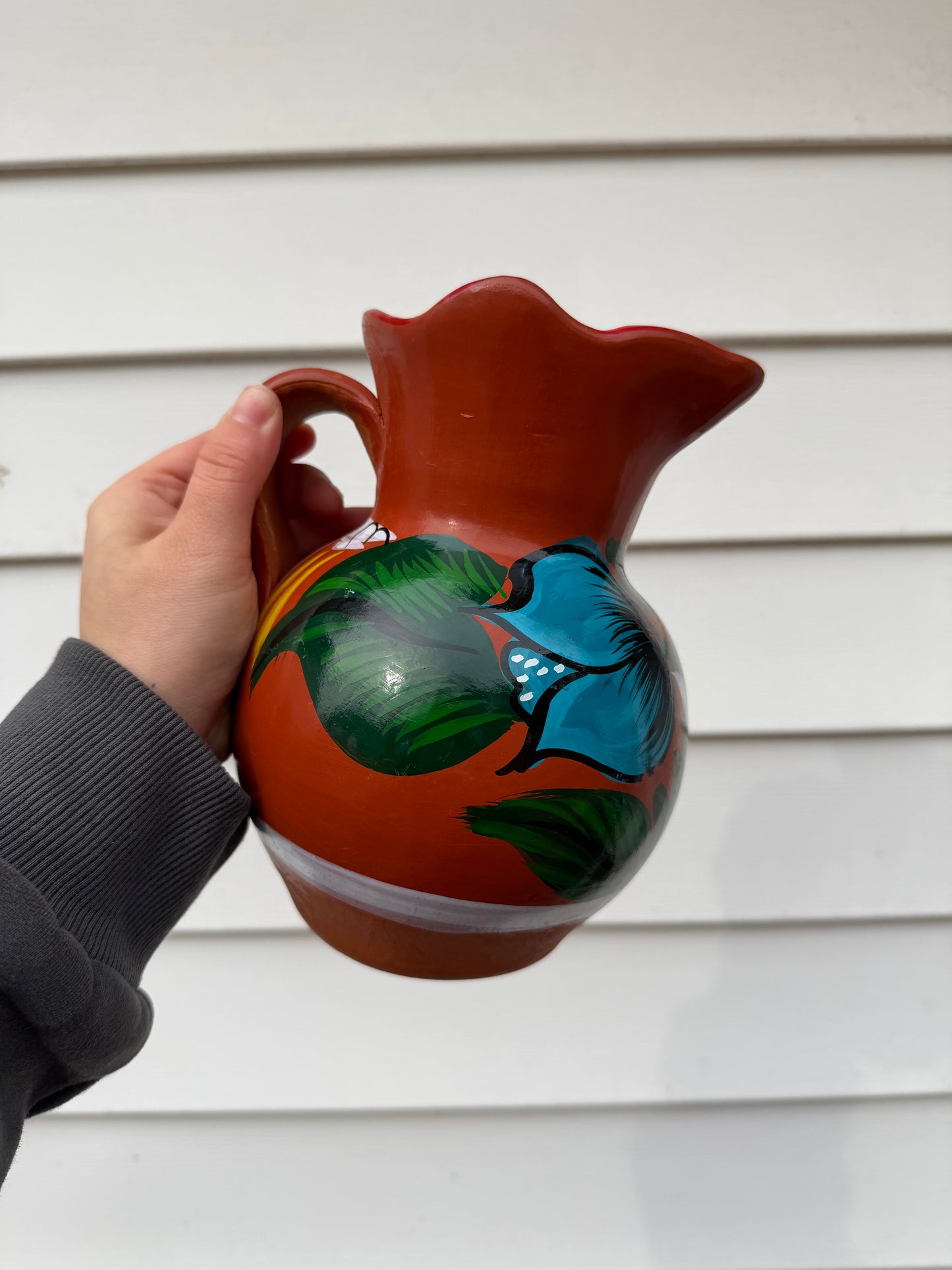 Hand-Painted Barro Pitcher