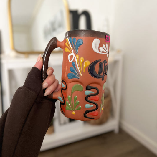 Terracotta Large Beer Mug