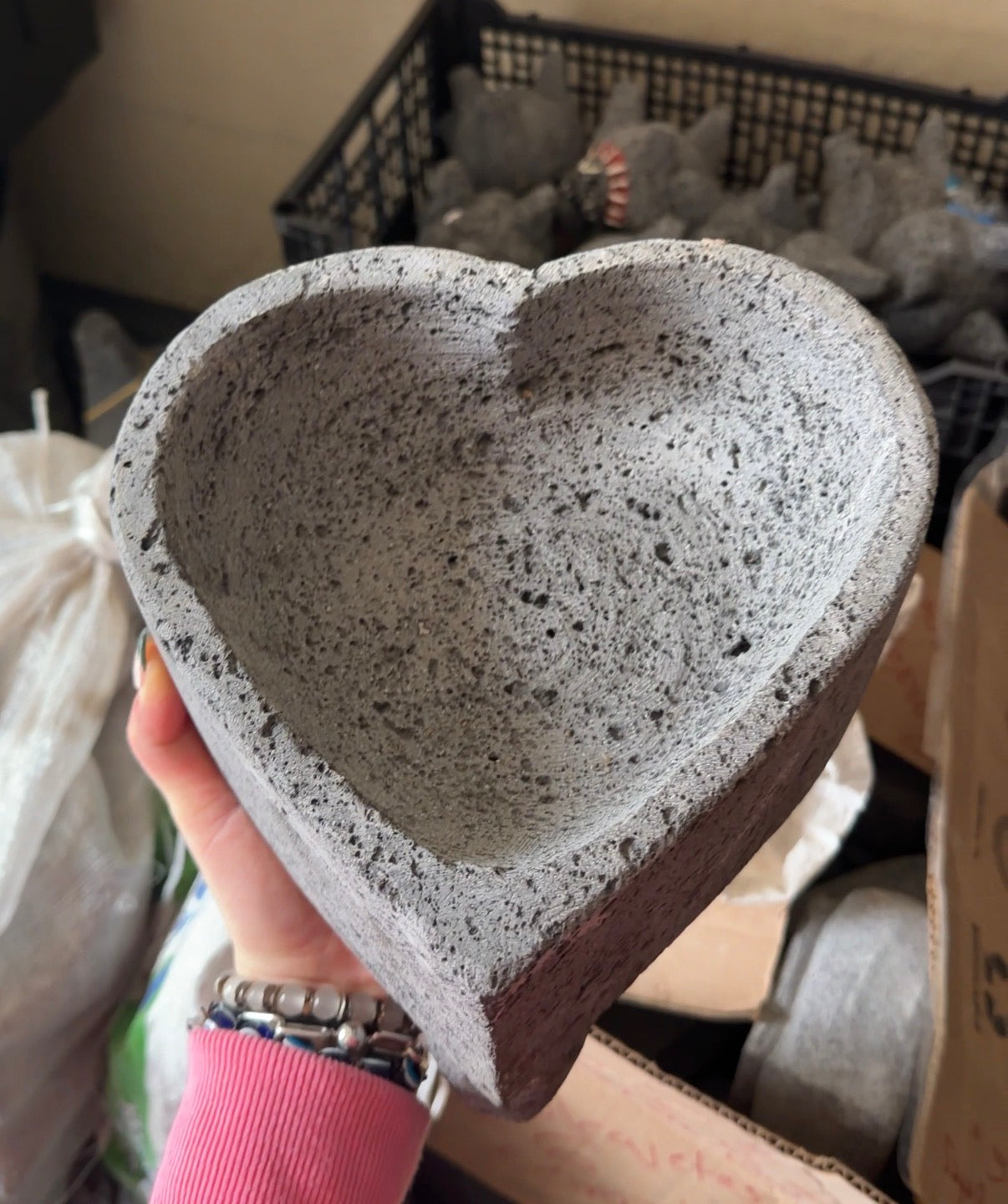 Original Heart Molcajete 100% Volcanic