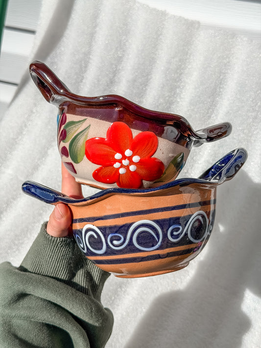 Mexican Barro Small Serving Bowl