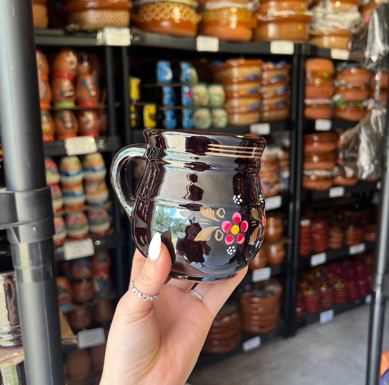 Floral Ceramic Hand-painted Mug