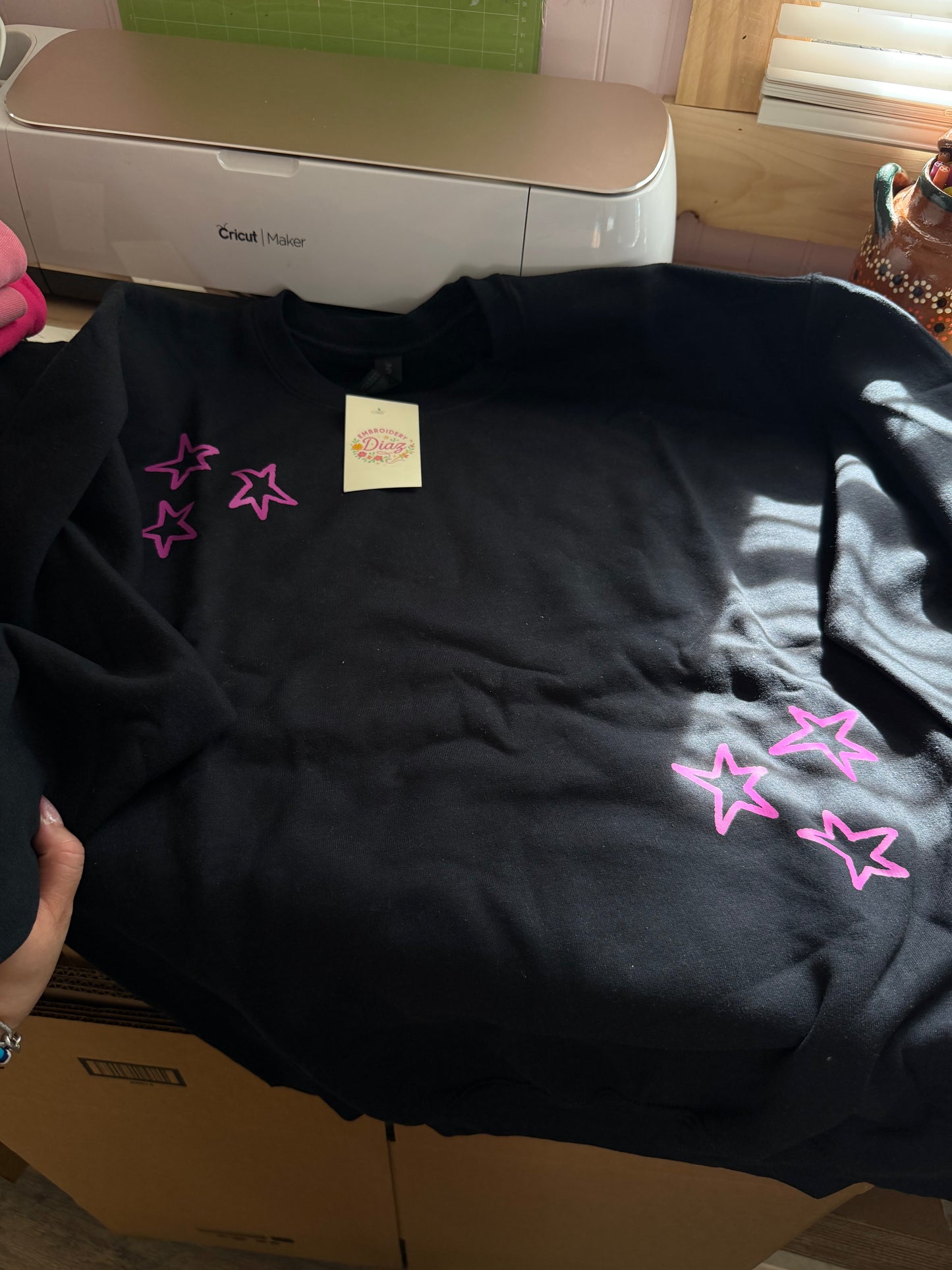 Puebla Black Sweater Large