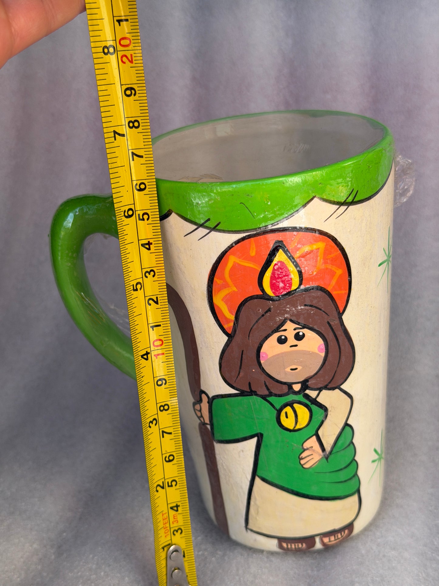 Handmade San Judas Tadeo Mexican Ceramic Mug