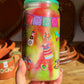 Colorful Muñeca Doll Drink Cup with Lid