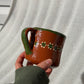 Traditional Green Trim Barro Mug