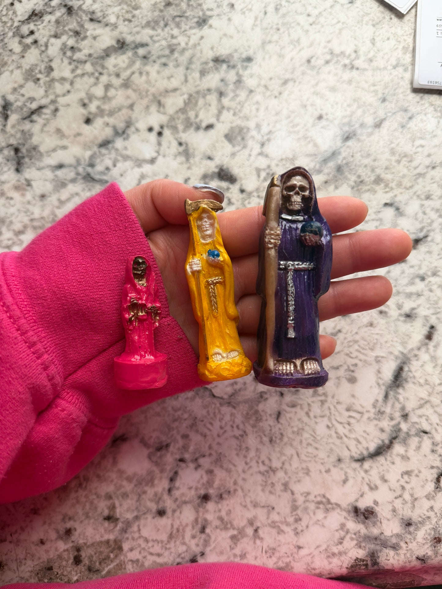Santa Muerte Mini Decor Statue