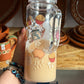 40oz Lava Cup Mexican Theme Talavera Ghost, Concha & Butterfly Design