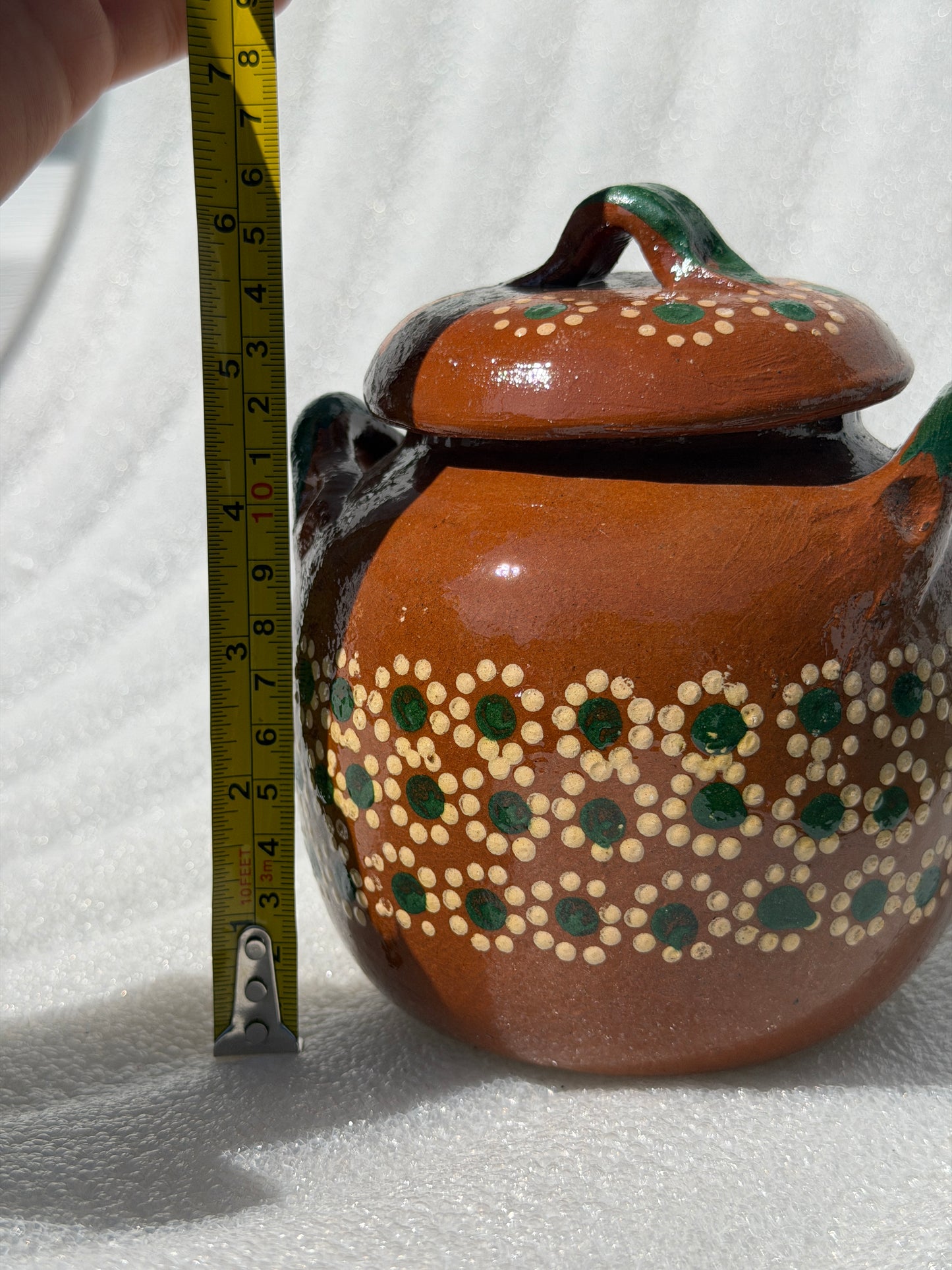 Small 1/4kg Barro Ollita with Lid