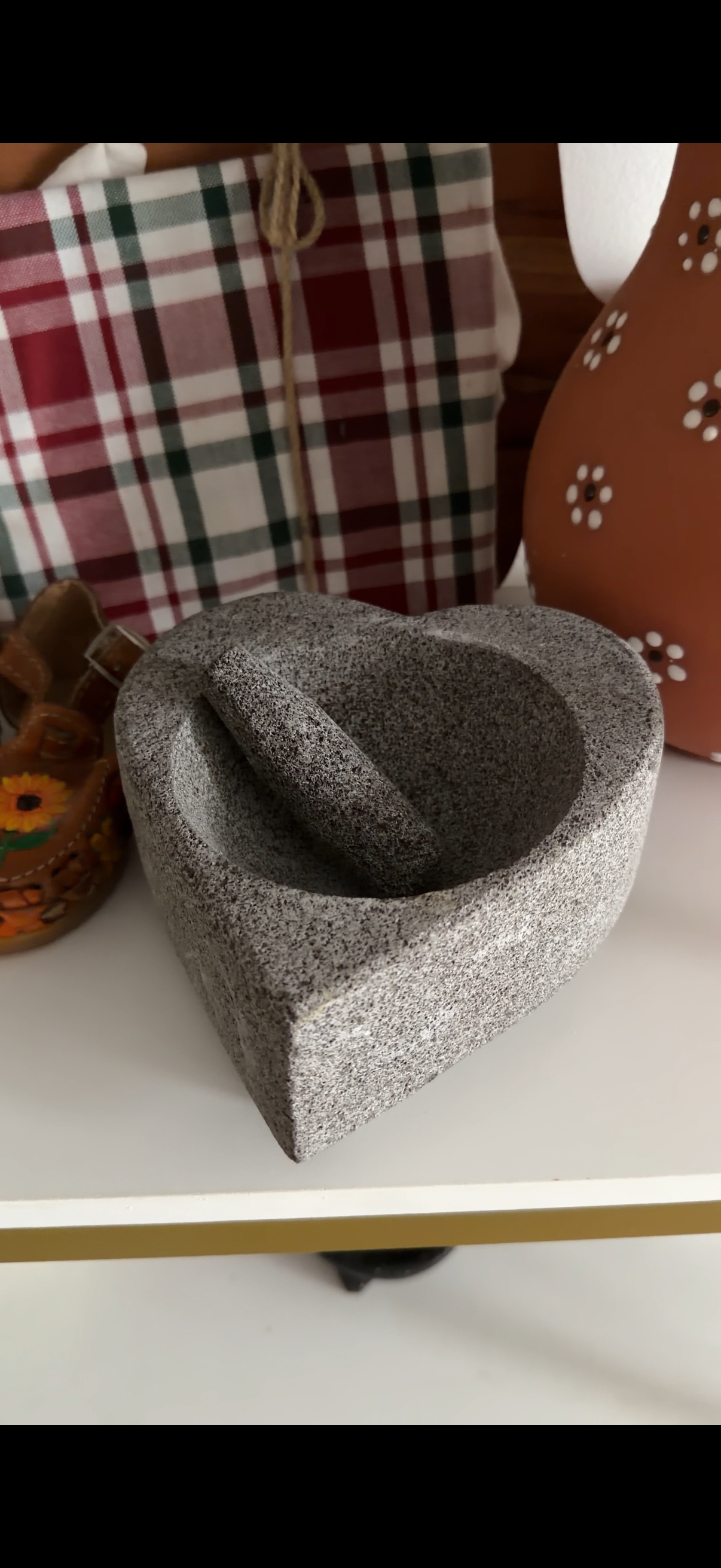 Original Heart Molcajete 100% Volcanic