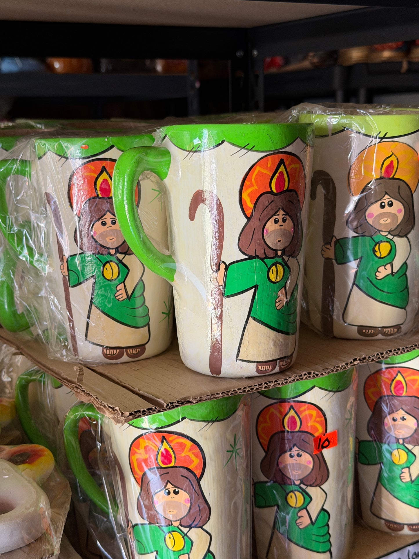 Handmade San Judas Tadeo Mexican Ceramic Mug
