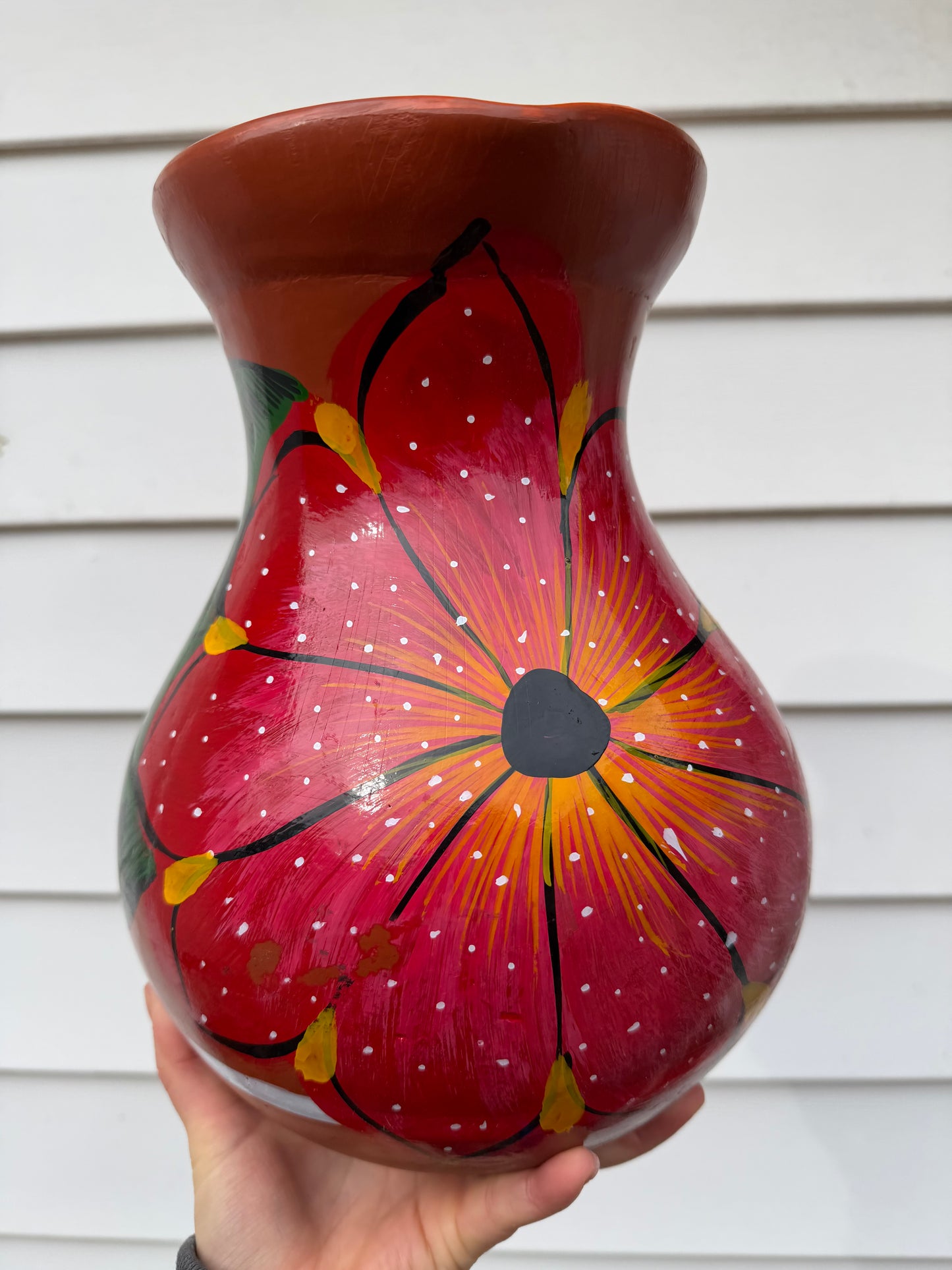 Hand-Painted Barro Pitcher