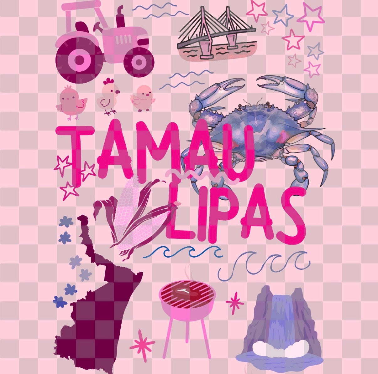 Pink Herencia DTF Transfer 5 Bundle 12x17” Ready to Press Heat Transfer