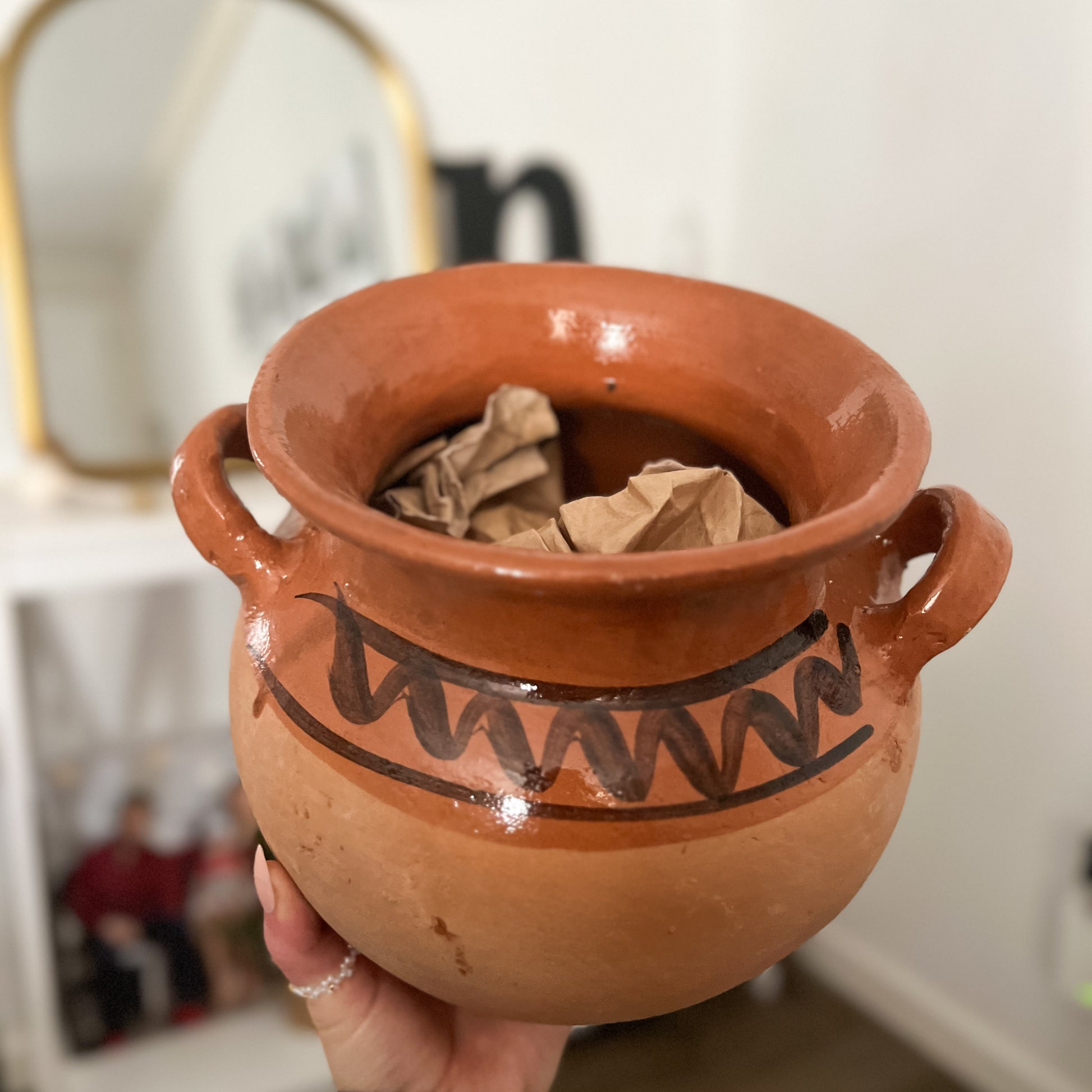 Mexican Traditional Colorado Pot – Artesania Diaz