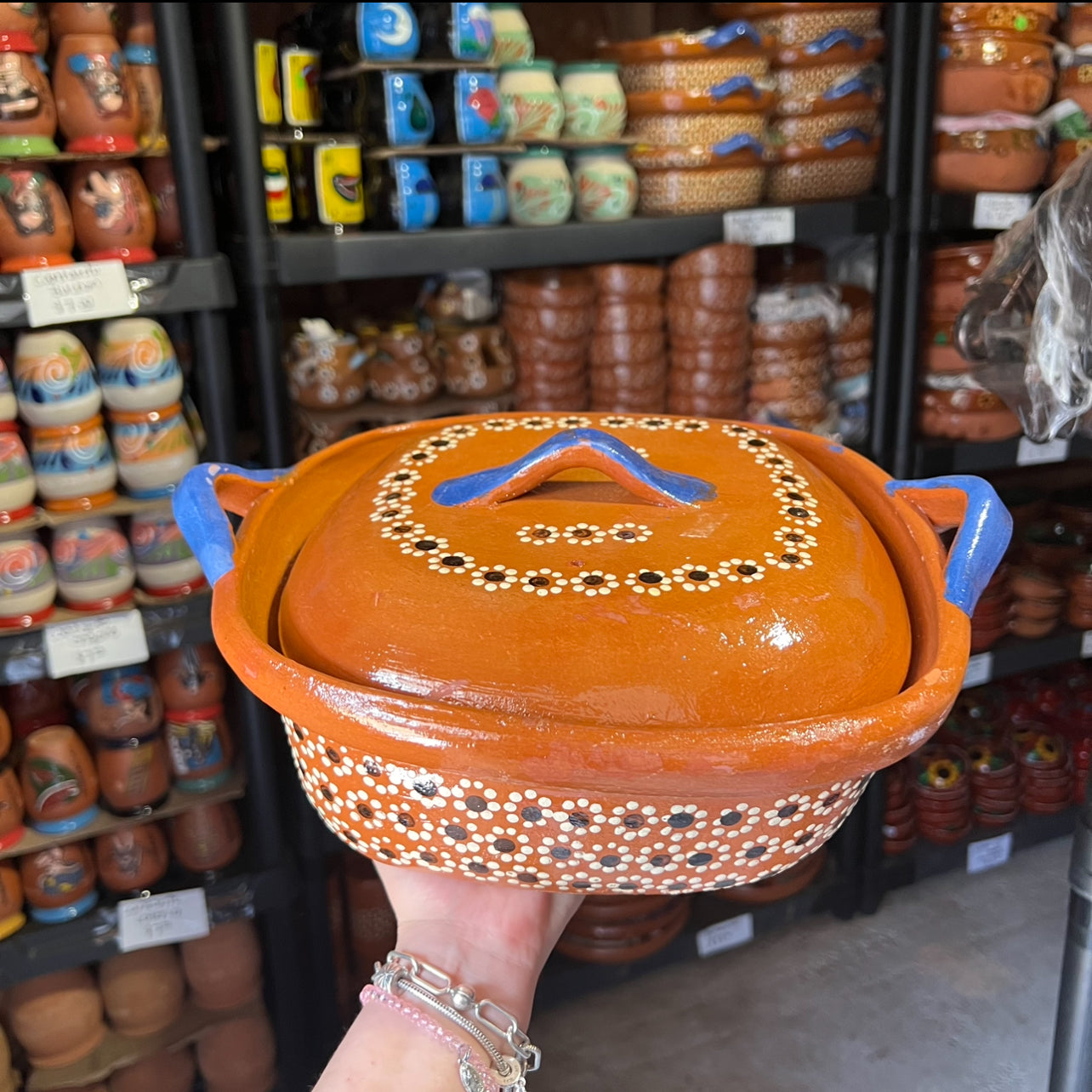 Squared Traditional Pottery Pot