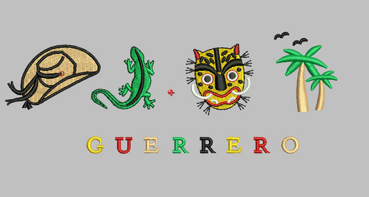 Guerrero Embroidery Design