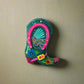Guerrero Cowboy Boot Wall Art | Mexican Hand-Painted Pottery Decor