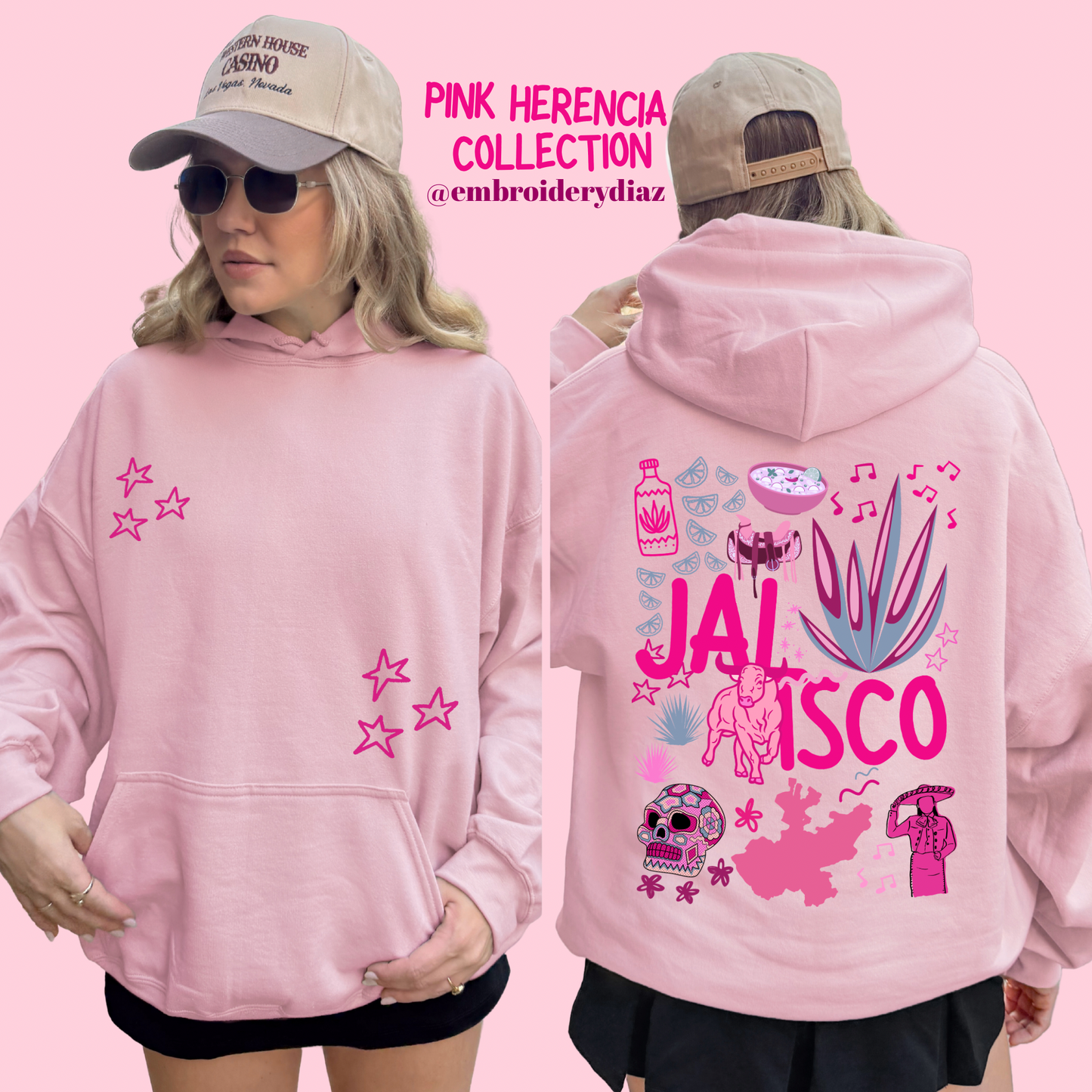 Jalisco Pink Herencia Sweater