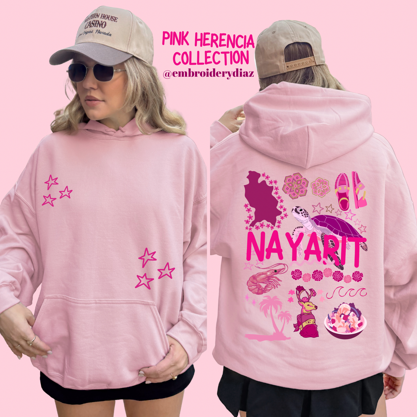 Nayarit Pink Herencia Sweater