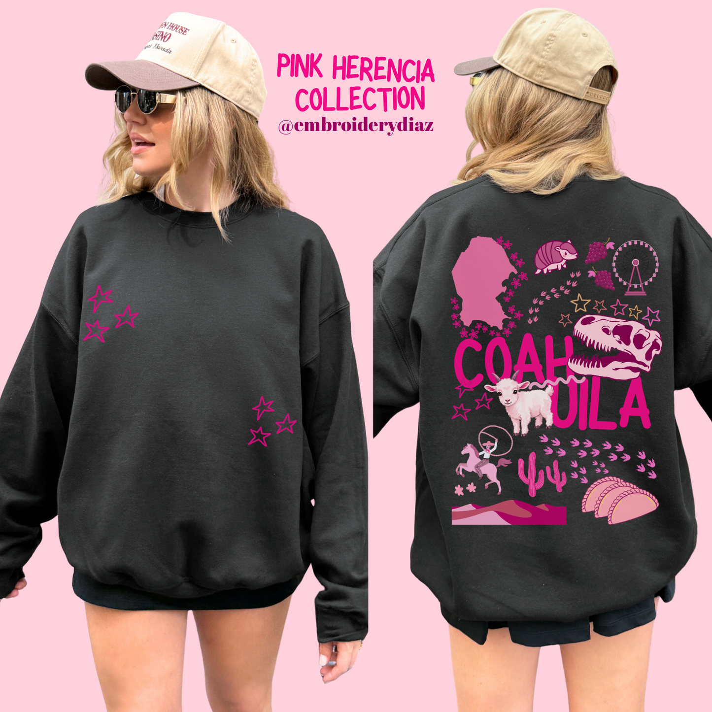 Coahuila Pink Herencia Sweater