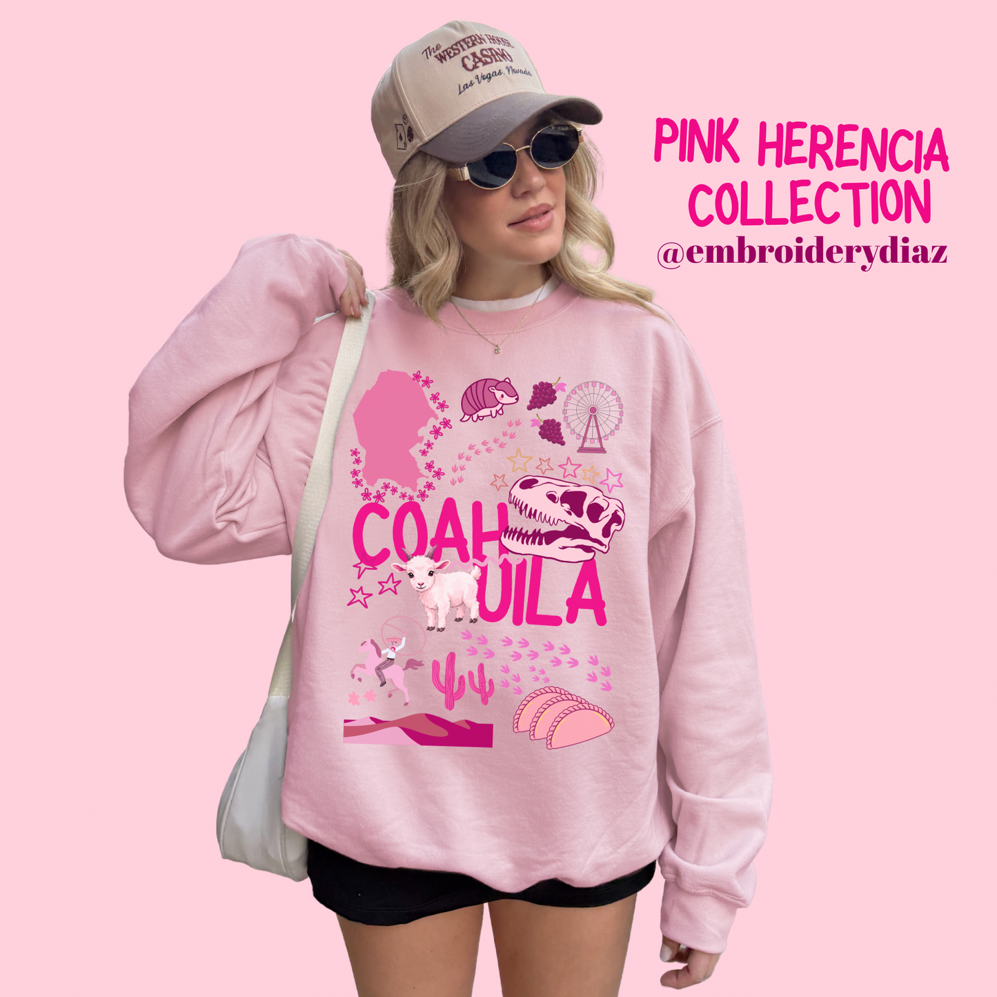 Coahuila Pink Herencia Sweater