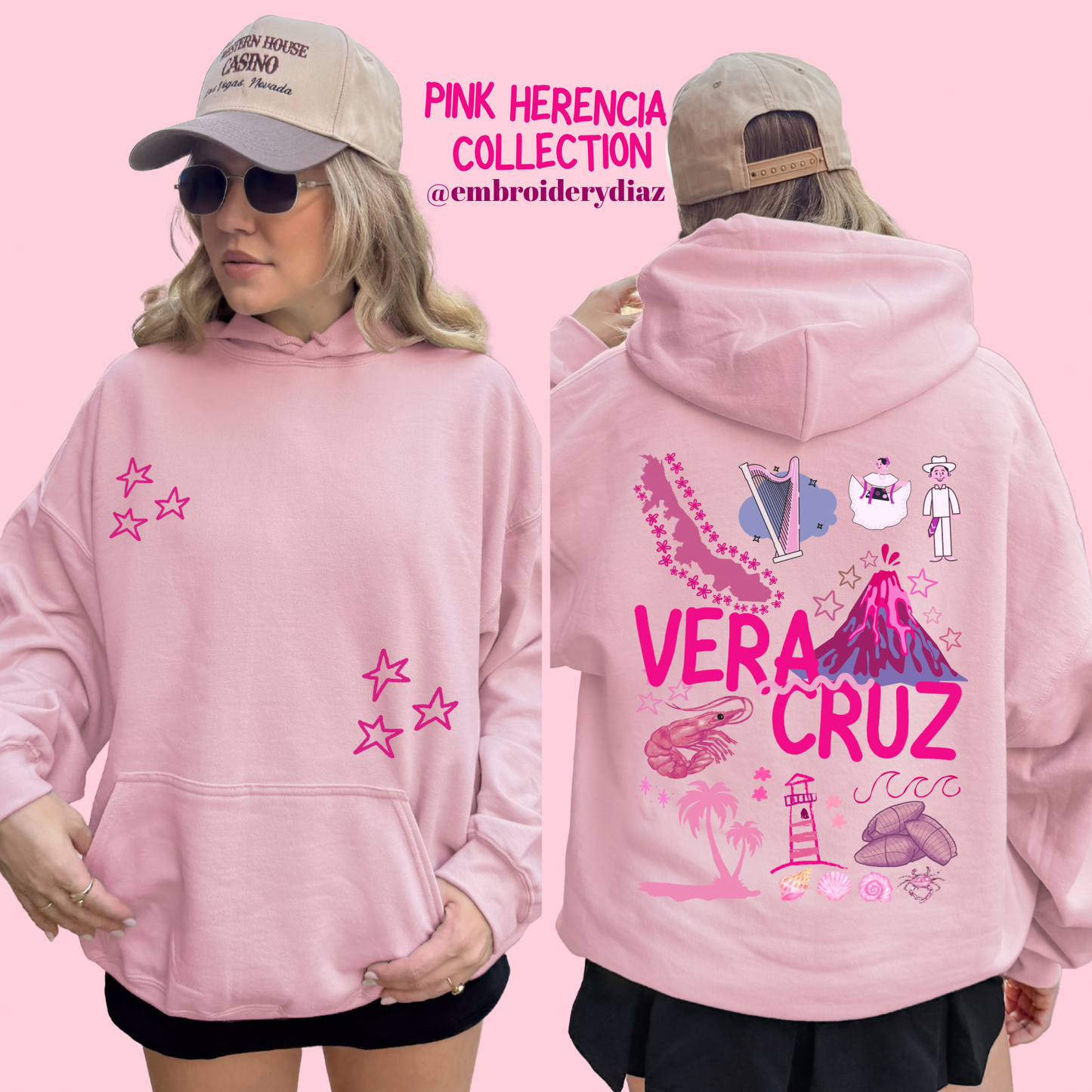 Veracruz Pink Herencia Sweater